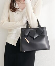 natural couture | 合皮リボンアイコンバッグ(ショルダーバッグ)