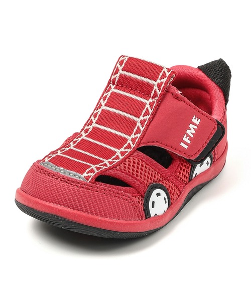 IFME(イフミー)の「BABY|IFME×はたらくのりものサマーシューズ(サンダル・キッズ・ホワイト/レッド・12.0cm/12.5cm/13.0cm/13.5cm/14.0cm/14.5cm/15.0cm)」の4枚目の写真