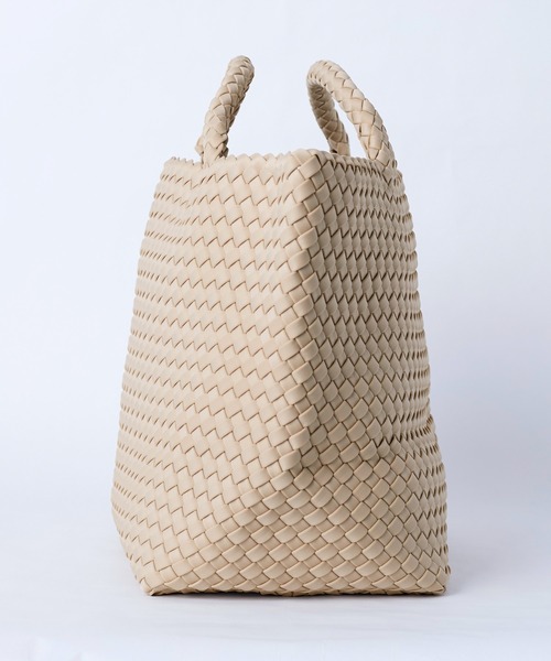 NAGHEDI(ナゲディ)の「【NAGHEDI】トートバッグ-St Barths Medium Tote(トートバッグ・レディース・アイボリー/カーキ/ピンク・M)」の9枚目の写真