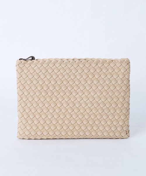 NAGHEDI(ナゲディ)の「【NAGHEDI】トートバッグ-St Barths Medium Tote(トートバッグ・レディース・アイボリー/カーキ/ピンク・M)」の6枚目の写真