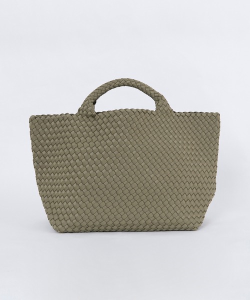 NAGHEDI(ナゲディ)の「【NAGHEDI】トートバッグ-St Barths Medium Tote(トートバッグ・レディース・アイボリー/カーキ/ピンク・M)」の22枚目の写真