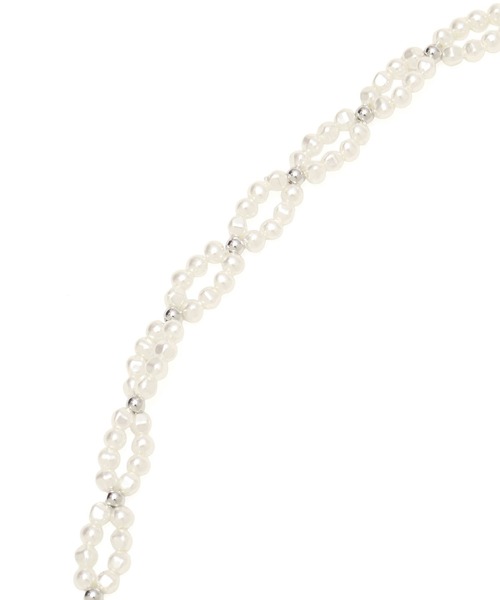 ROSE BUD（ローズバッド）の「PEARL NECKLACE（ネックレス・レディース・ホワイト・ONE SIZE）」の5枚目の写真
