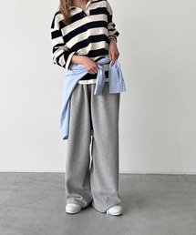 CANAL JEAN（キャナルジーン）の「El mar　Newワイドレッグスウェットパンツ（スウェットパンツ）」