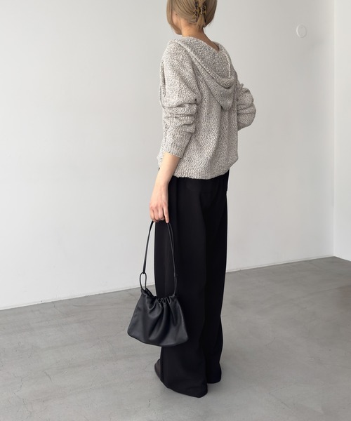 CANAL JEAN（キャナルジーン）の「El mar　ドライコットンスウェットパンツ（スウェットパンツ・レディース・ブラック/ネイビー/グレー・ONE SIZE）」の8枚目の写真