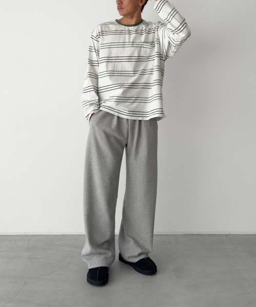 CANAL JEAN（キャナルジーン）の「El mar　ドライコットンスウェットパンツ（スウェットパンツ・レディース・ブラック/ネイビー/グレー・ONE SIZE）」の13枚目の写真