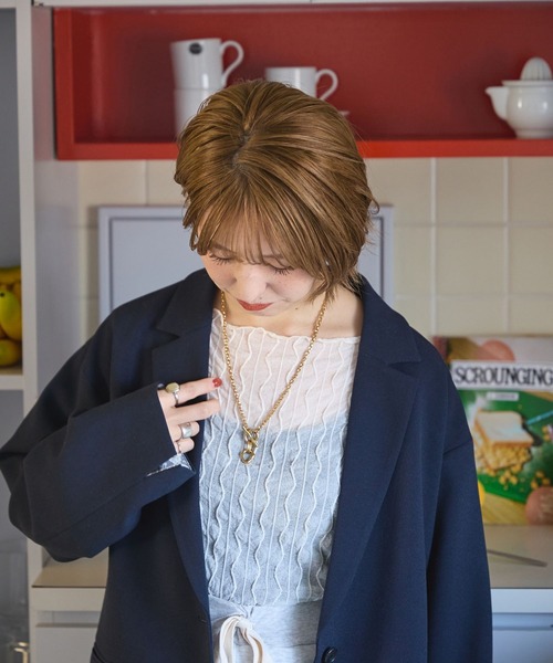 studio CLIP（スタディオクリップ）の「【CLIP BY STAFF/moezo企画】ステンレスネックレス（ネックレス・レディース・ゴールド/シルバー・FREE）」の3枚目の写真