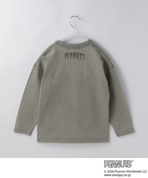 THE SHOP TK (ザ ショップ ティーケー )の「【110-160】PEANUTS / ピーナッツ スヌーピー ヴィンテージ風プリント長袖Tシャツ(Tシャツ/カットソー・キッズ・グレー/オフホワイト・11/12/13/14/15 /16)」の10枚目の写真