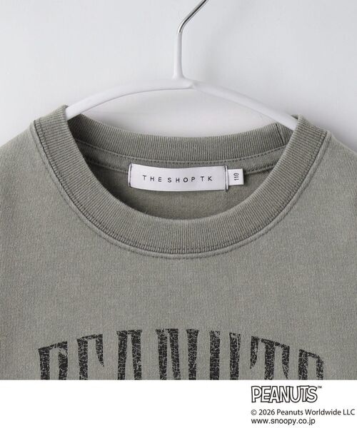THE SHOP TK (ザ ショップ ティーケー )の「【110-160】PEANUTS / ピーナッツ スヌーピー ヴィンテージ風プリント長袖Tシャツ(Tシャツ/カットソー・キッズ・グレー/オフホワイト・11/12/13/14/15 /16)」の9枚目の写真