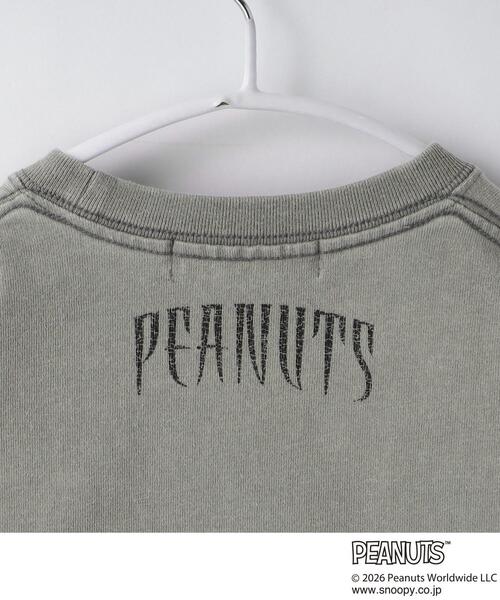 THE SHOP TK (ザ ショップ ティーケー )の「【110-160】PEANUTS / ピーナッツ スヌーピー ヴィンテージ風プリント長袖Tシャツ(Tシャツ/カットソー・キッズ・グレー/オフホワイト・11/12/13/14/15 /16)」の8枚目の写真