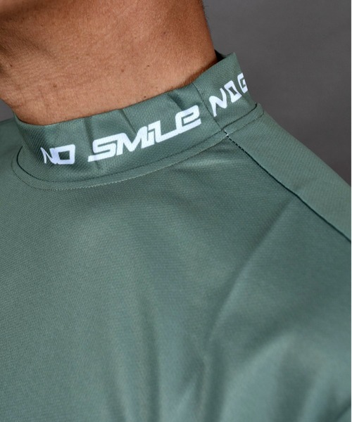 COMON GOLF(コモンゴルフ)の「DRY素材バイカラーモックネック半袖シャツ(Tシャツ/カットソー・メンズ・ブラック/カーキ/グレー・L/XL/XXL/M)」の10枚目の写真