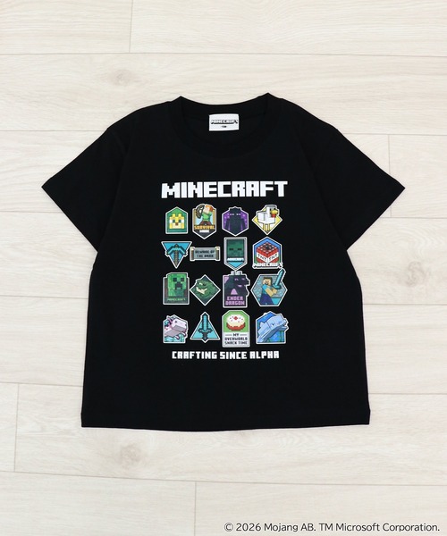 RUGGEDWORKS（ラゲッドワークス）の「《マインクラフト》キッズ 半袖 Tシャツ（Tシャツ/カットソー・キッズ・ブルー/ブラック・160/150/110/140/130/120）」の6枚目の写真