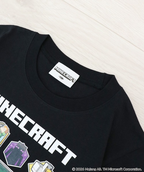 RUGGEDWORKS（ラゲッドワークス）の「《マインクラフト》キッズ 半袖 Tシャツ（Tシャツ/カットソー・キッズ・ブルー/ブラック・160/150/110/140/130/120）」の8枚目の写真