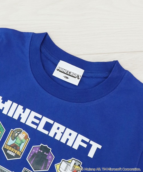 RUGGEDWORKS（ラゲッドワークス）の「《マインクラフト》キッズ 半袖 Tシャツ（Tシャツ/カットソー・キッズ・ブルー/ブラック・160/150/110/140/130/120）」の12枚目の写真
