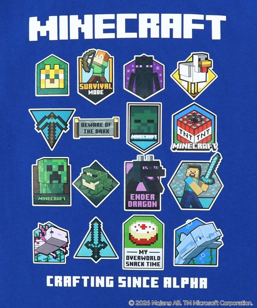 RUGGEDWORKS（ラゲッドワークス）の「《マインクラフト》キッズ 半袖 Tシャツ（Tシャツ/カットソー・キッズ・ブルー/ブラック・160/150/110/140/130/120）」の13枚目の写真