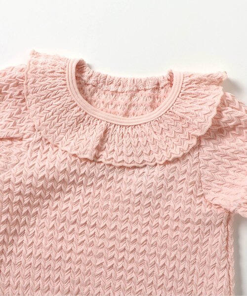 apres les cours（アプレレクール）の「ぽこぽこパフスリーブボディースーツ（ロンパース・キッズ・その他3/ピンク・80/70）」の6枚目の写真