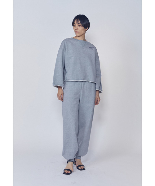 1er Arrondissement(プルミエアロンディスモン)の「<IRONING (アイロニング)>ロゴスウェットショートプルオーバー(Tシャツ/カットソー・レディース・グレー系その他5/ブルー系その他3・FREE)」の5枚目の写真