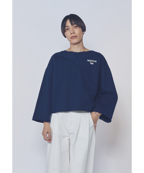 1er Arrondissement(プルミエアロンディスモン)の「<IRONING (アイロニング)>ロゴスウェットショートプルオーバー(Tシャツ/カットソー・レディース・グレー系その他5/ブルー系その他3・FREE)」の8枚目の写真