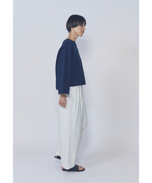 1er Arrondissement(プルミエアロンディスモン)の「<IRONING (アイロニング)>ロゴスウェットショートプルオーバー(Tシャツ/カットソー・レディース・グレー系その他5/ブルー系その他3・FREE)」の11枚目の写真