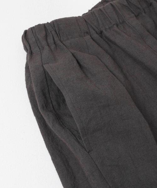 かぐれ（カグレ）の「リネンラミールーズテーパードパンツ（その他パンツ・レディース・チャコールグレー/ブラック・FREE）」の17枚目の写真