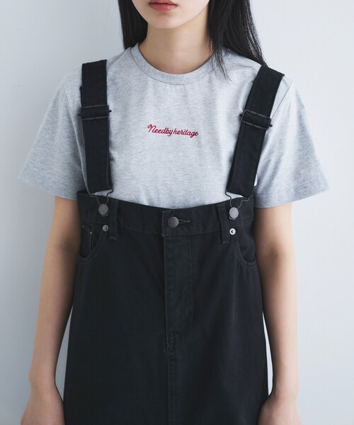 Le Minor（ルミノア）の「Le minor｜SALOPETTE（サロペット/オーバーオール・レディース・ブラック・38/36）」の4枚目の写真