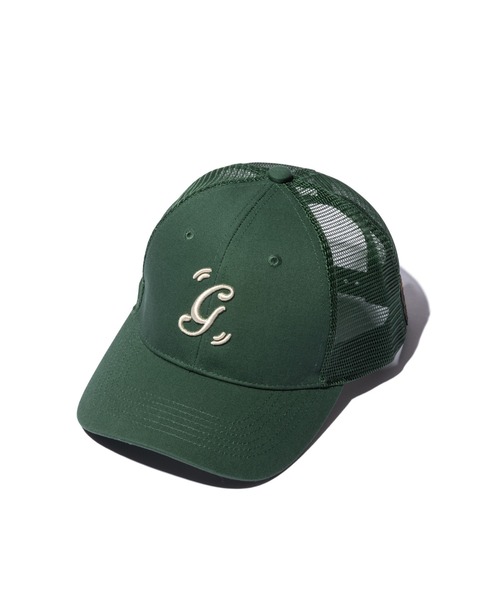 glamb（グラム）の「Mesh Initial Cap / メッシュイニシャルキャップ（ニットキャップ/ビーニー・メンズ・ブラック/グリーン・FREE）」の4枚目の写真