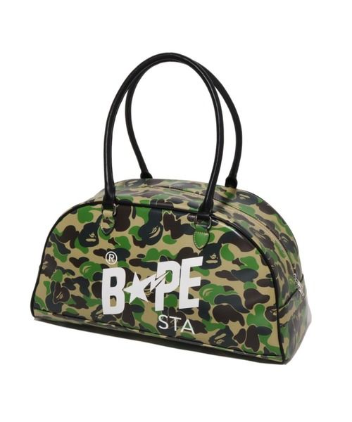 A BATHING APE(アベイシングエイプ)の「ABC CAMO BOWLING BAG(ショルダーバッグ・レディース・グリーン/ピンク・FREE)」の3枚目の写真