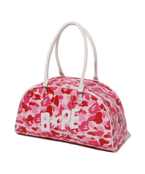 A BATHING APE(アベイシングエイプ)の「ABC CAMO BOWLING BAG(ショルダーバッグ・レディース・グリーン/ピンク・FREE)」の4枚目の写真