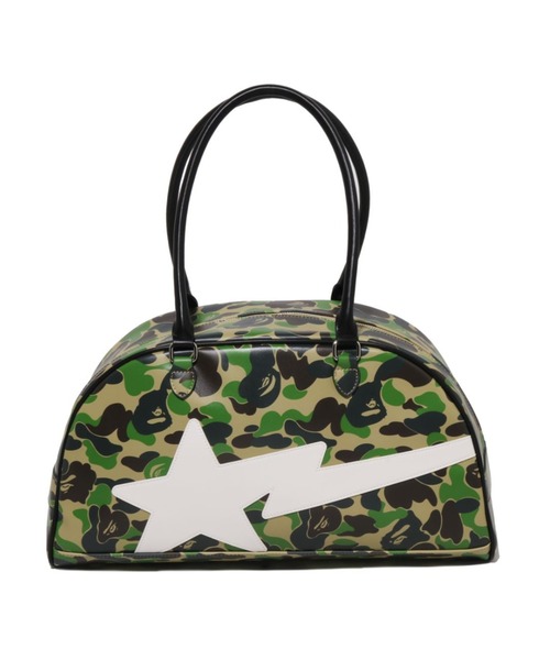 A BATHING APE(アベイシングエイプ)の「ABC CAMO BOWLING BAG(ショルダーバッグ・レディース・グリーン/ピンク・FREE)」の5枚目の写真