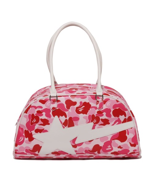 A BATHING APE(アベイシングエイプ)の「ABC CAMO BOWLING BAG(ショルダーバッグ・レディース・グリーン/ピンク・FREE)」の6枚目の写真