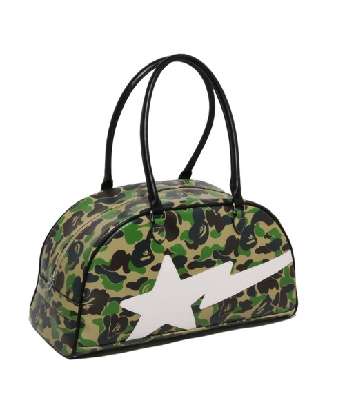 A BATHING APE(アベイシングエイプ)の「ABC CAMO BOWLING BAG(ショルダーバッグ・レディース・グリーン/ピンク・FREE)」の7枚目の写真