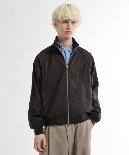 HARE（ハレ）の「ストライプトラックジャケット(HARE)（その他トップス・メンズ・ブラウン/ネイビー・FREE）」の8枚目の写真