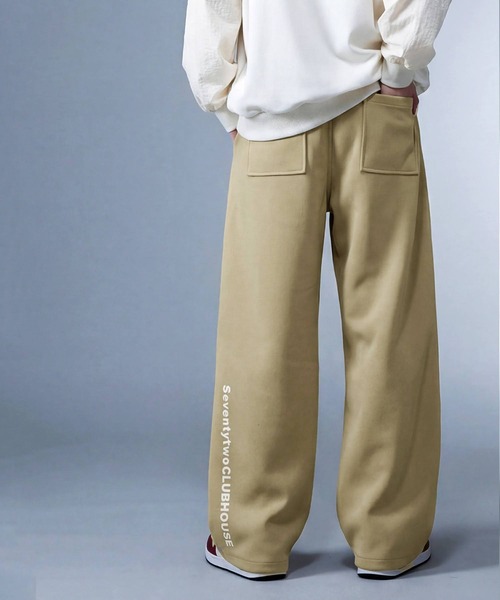 antiqua(アンティカ)の「【STCH】裏起毛ワイドストレートパンツ(その他パンツ・レディース・ベージュ/ブラック・ONESIZE)」の19枚目の写真