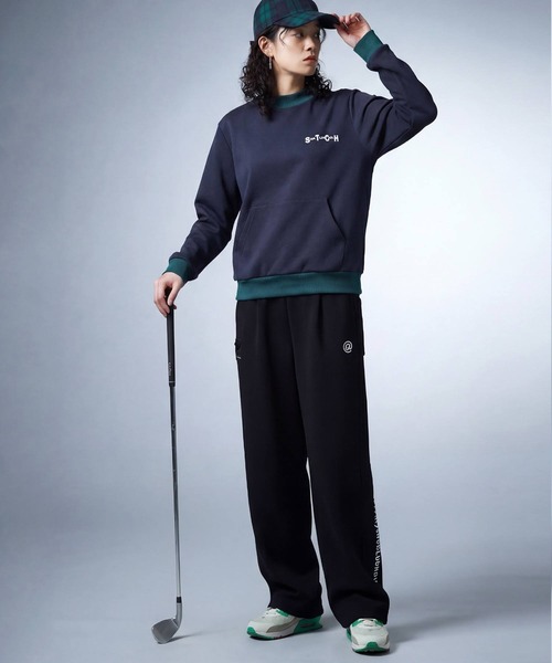 antiqua(アンティカ)の「【STCH】裏起毛ワイドストレートパンツ(その他パンツ・レディース・ベージュ/ブラック・ONESIZE)」の14枚目の写真
