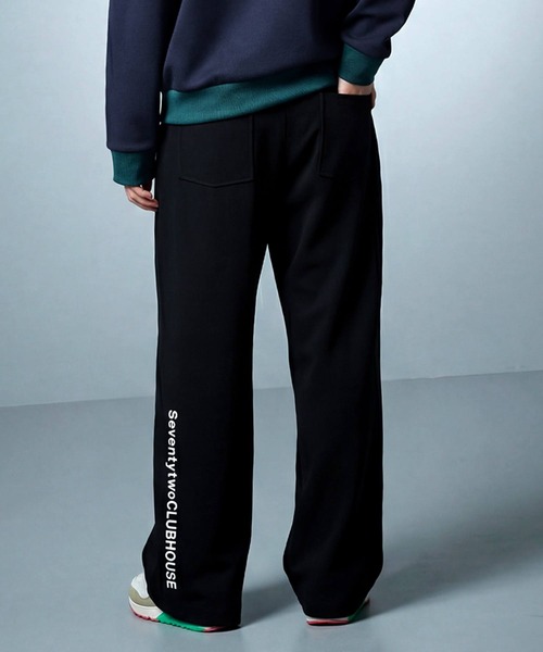 antiqua(アンティカ)の「【STCH】裏起毛ワイドストレートパンツ(その他パンツ・レディース・ベージュ/ブラック・ONESIZE)」の15枚目の写真