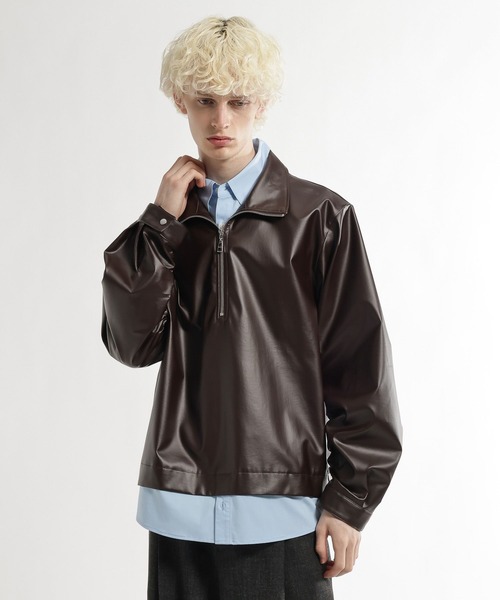 HARE（ハレ）の「LAYERED SHELLシャツ(HARE)（シャツ/ブラウス・メンズ・ブラック/ブラウン・FREE）」の12枚目の写真