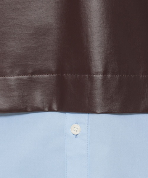 HARE（ハレ）の「LAYERED SHELLシャツ(HARE)（シャツ/ブラウス・メンズ・ブラック/ブラウン・FREE）」の21枚目の写真