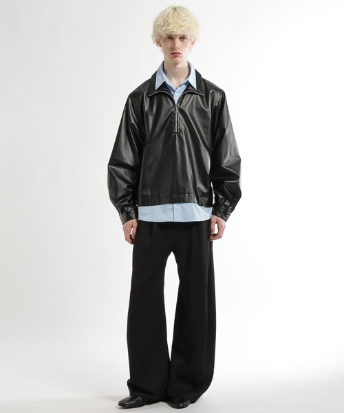 HARE（ハレ）の「LAYERED SHELLシャツ(HARE)（シャツ/ブラウス・メンズ・ブラック/ブラウン・FREE）」の3枚目の写真