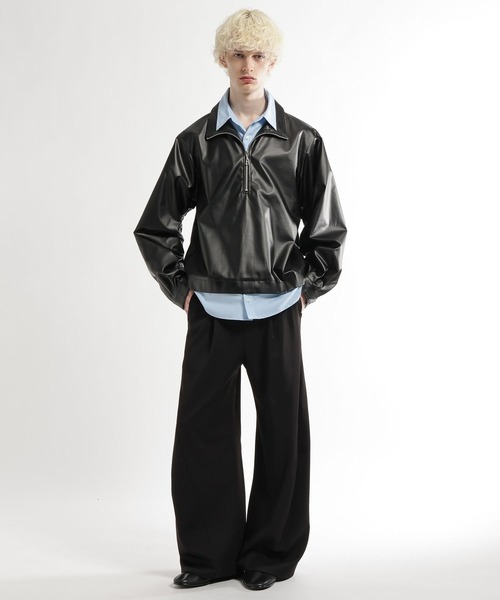 HARE（ハレ）の「LAYERED SHELLシャツ(HARE)（シャツ/ブラウス・メンズ・ブラック/ブラウン・FREE）」の5枚目の写真