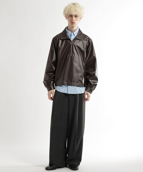 HARE（ハレ）の「LAYERED SHELLシャツ(HARE)（シャツ/ブラウス・メンズ・ブラック/ブラウン・FREE）」の6枚目の写真