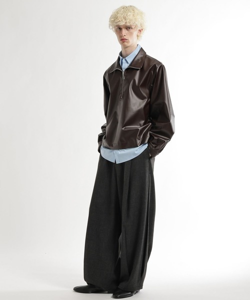 HARE（ハレ）の「LAYERED SHELLシャツ(HARE)（シャツ/ブラウス・メンズ・ブラック/ブラウン・FREE）」の7枚目の写真