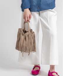 AULENTTI | 【AULENTTI/オウレンティ】フリンジ　2WAY スエードショルダーバッグ(ショルダーバッグ)