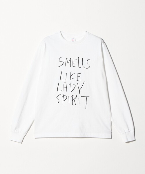 6(ロク)の「<6(ROKU)>SMELLS LIKE LADY SPRIT Tシャツ(Tシャツ/カットソー・レディース・ダークブラウン/ホワイト・S/L)」の5枚目の写真