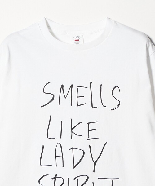 6(ロク)の「<6(ROKU)>SMELLS LIKE LADY SPRIT Tシャツ(Tシャツ/カットソー・レディース・ダークブラウン/ホワイト・S/L)」の6枚目の写真