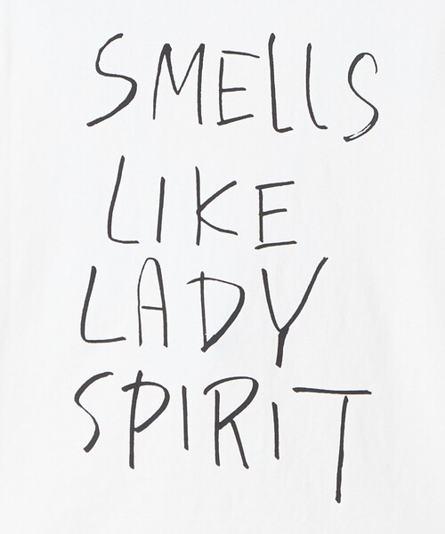 6(ロク)の「<6(ROKU)>SMELLS LIKE LADY SPRIT Tシャツ(Tシャツ/カットソー・レディース・ダークブラウン/ホワイト・S/L)」の7枚目の写真
