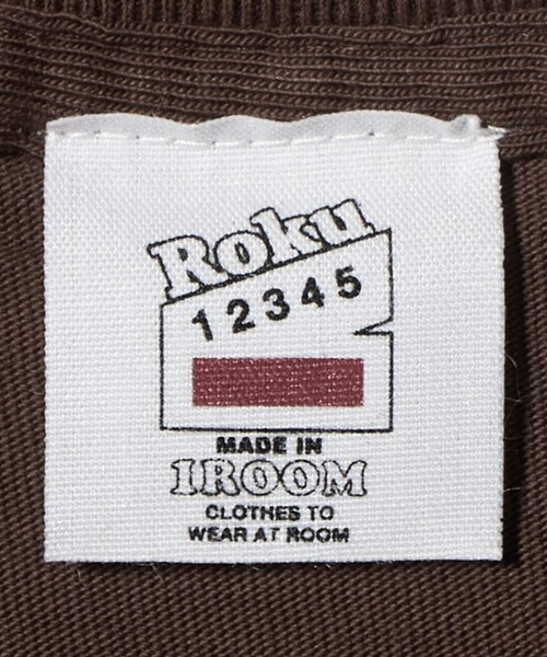 6(ロク)の「<6(ROKU)>SMELLS LIKE LADY SPRIT Tシャツ(Tシャツ/カットソー・レディース・ダークブラウン/ホワイト・S/L)」の14枚目の写真