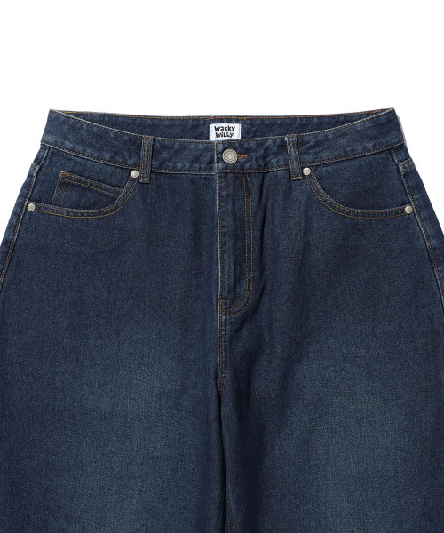 Wacky WiLLy(ワッキーウィリー)の「ベーシックレギュラーデニムパンツインディゴ(デニムパンツ・レディース・その他・SMALL/MEDIUM/LARGE/X-LARGE)」の4枚目の写真