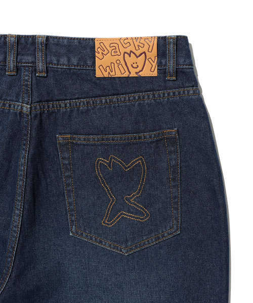 Wacky WiLLy(ワッキーウィリー)の「ベーシックレギュラーデニムパンツインディゴ(デニムパンツ・レディース・その他・SMALL/MEDIUM/LARGE/X-LARGE)」の6枚目の写真