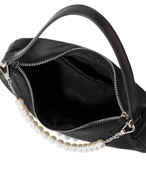 JILL by JILL STUART(ジルバイジルスチュアート)の「ワンハンドルハーフムーンバッグ(ハンドバッグ・レディース・ピンク/ブラック・FREE)」の17枚目の写真