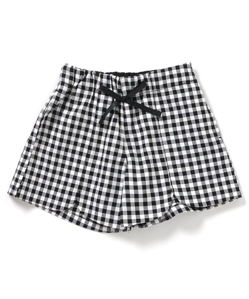 apres les cours（アプレレクール）の「スカラップハートポケットきゅんパンツ（ショート）（その他パンツ・キッズ・その他3/インディゴブルー/チェック/ピンク/ブラウン/イエロー/オレンジ/ドット・140/130/120/110/100/90/80）」の8枚目の写真