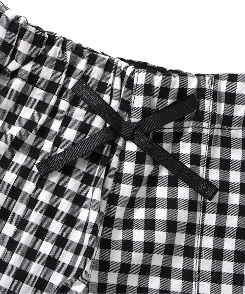 apres les cours（アプレレクール）の「スカラップハートポケットきゅんパンツ（ショート）（その他パンツ・キッズ・その他3/インディゴブルー/チェック/ピンク/ブラウン/イエロー/オレンジ/ドット・140/130/120/110/100/90/80）」の20枚目の写真